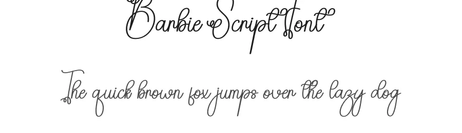 Barbie Script Font by andikastudio — Script Handwritten Font
