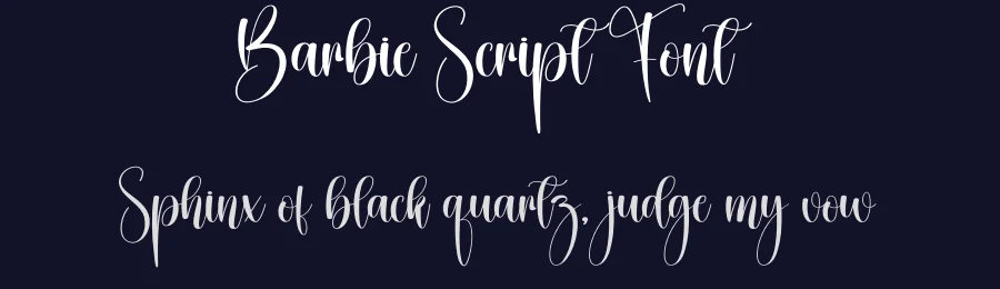 Barbie Script Font by creativeletter — Script Handwritten Font — thumbnail 2