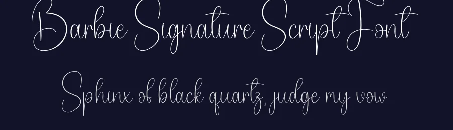 Barbie Signature Script Font by creativeletter — Script Handwritten Font — thumbnail 2