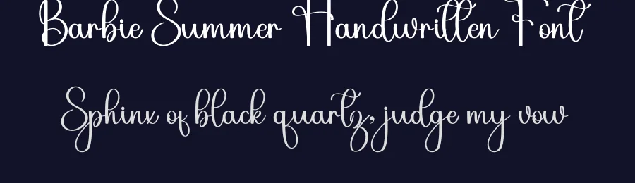 Barbie Summer Handwritten Font by inermediaSTUDIO — Script Handwritten Font — thumbnail 2