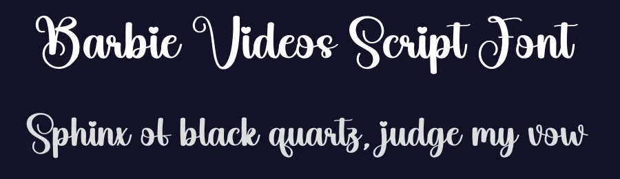 Barbie Videos Script Font by andikastudio — Script Handwritten Font — thumbnail 2