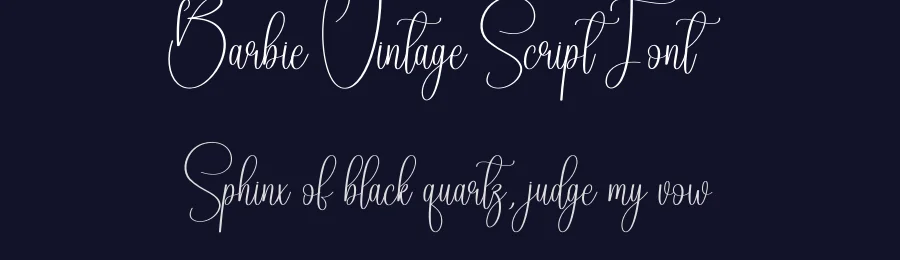 Barbie Vintage Script Font by creativeletter — Script Handwritten Font — thumbnail 2