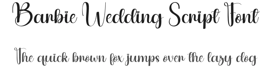 Barbie Wedding Script Font by andikastudio — Script Handwritten Font