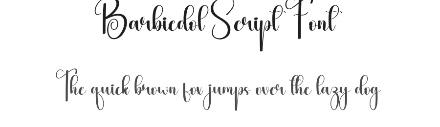 Barbiedol Script Font by andikastudio — Script Handwritten Font