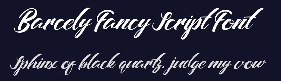 Barcely Fancy Script Font by typotopia — Script Handwritten Font — thumbnail 2