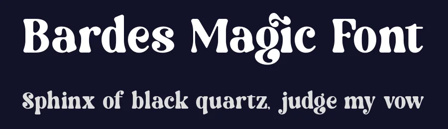 Bardes Magic Font by timelesstype.co — Serif Font — thumbnail 2