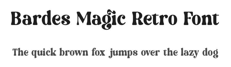 Bardes Magic Retro Font by timelesstype.co — Display Font