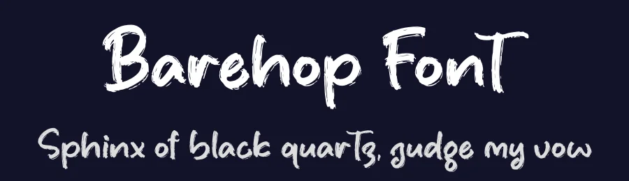 Barehop Font by letterfabric — Script Handwritten Font — thumbnail 2