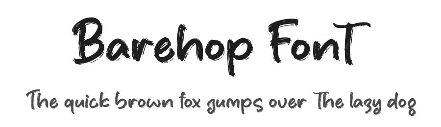 Barehop Font by letterfabric — Script Handwritten Font