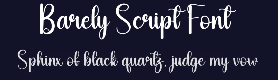 Barely Script Font by andikastudio — Script Handwritten Font — thumbnail 2