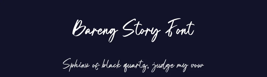 Bareng Story Font by GFRcreative — Script Handwritten Font — thumbnail 2