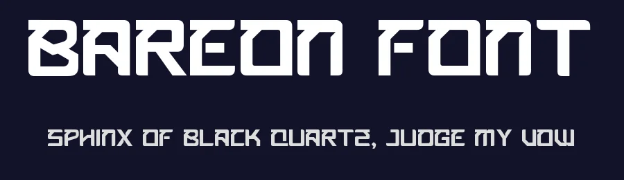 Bareon Font by Vroz Studio — Display Font — thumbnail 2