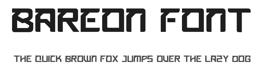 Bareon Font by Vroz Studio — Display Font