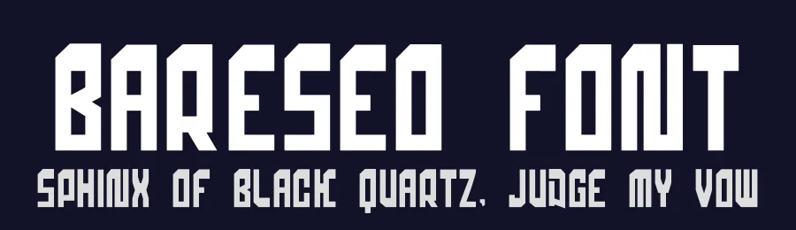 Bareseo Font by hayoyuka8 — Display Font — thumbnail 2