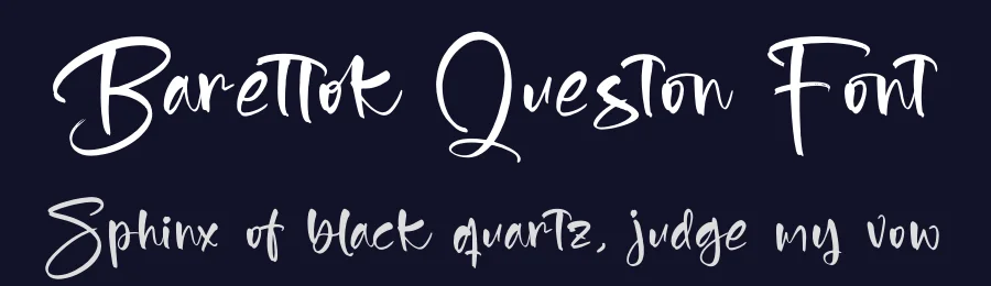 Barettok Queston Font by letterenastudios — Script Handwritten Font — thumbnail 2