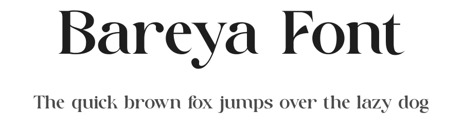 Bareya Font by SURATMI — Decorative Font