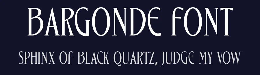 Bargonde Font by Hole Hope Design — Serif Font — thumbnail 2