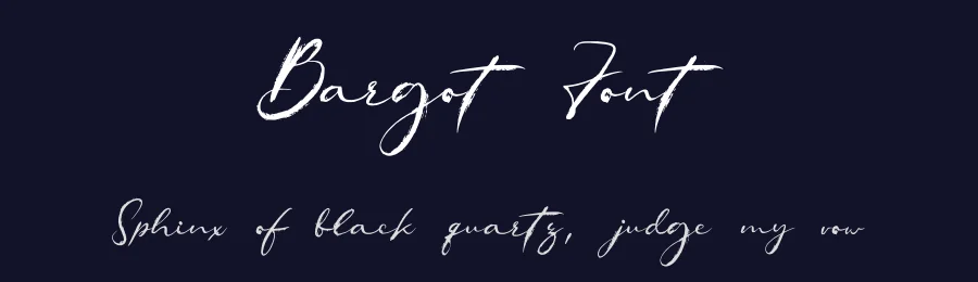 Bargot Font by cocodesign — Script Handwritten Font — thumbnail 2