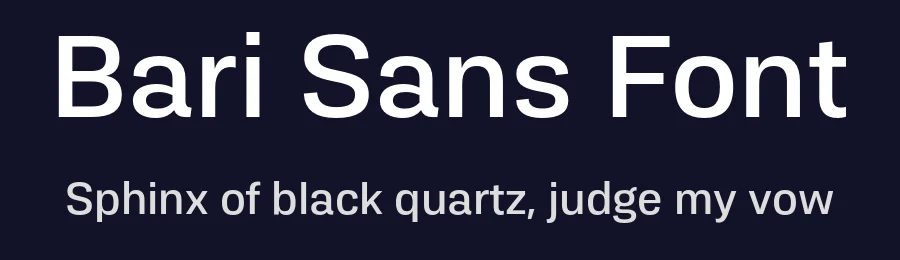 Bari Sans Font by JCFonts — Sans Serif Font — thumbnail 2