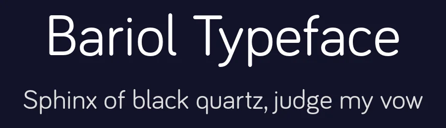 Bariol Typeface by atipo — Sans Serif Font — thumbnail 2