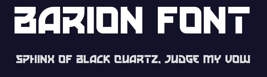 Barion Font by Vroz Studio — Display Font — thumbnail 2