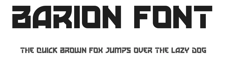 Barion Font by Vroz Studio — Display Font