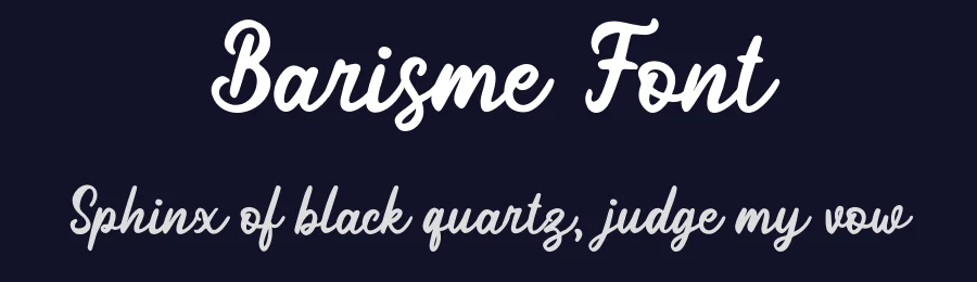 Barisme Font by Forberas Foundry — Script Handwritten Font — thumbnail 2