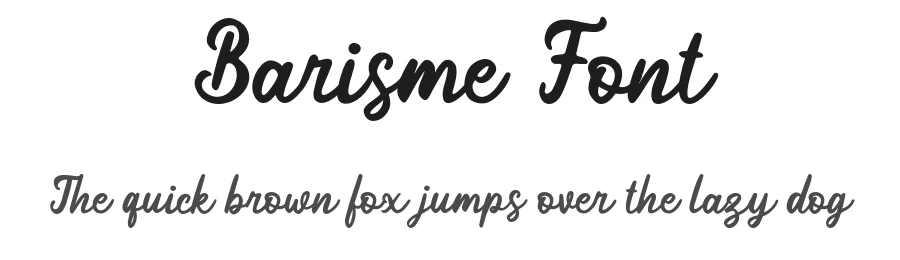 Barisme Font by Forberas Foundry — Script Handwritten Font