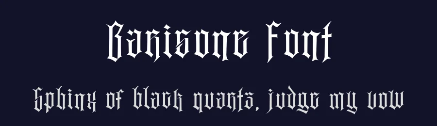 Barisone Font by Balevgraph Studio — Blackletter Font — thumbnail 2