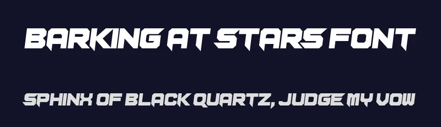Barking At Stars Font by Chequered Ink — Display Font — thumbnail 2