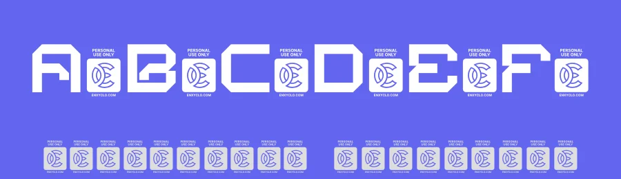 Barkmo-36 Font by enxyclo — Display Font — thumbnail 3
