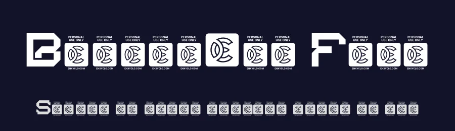 Barkmo-36 Font by enxyclo — Display Font — thumbnail 2