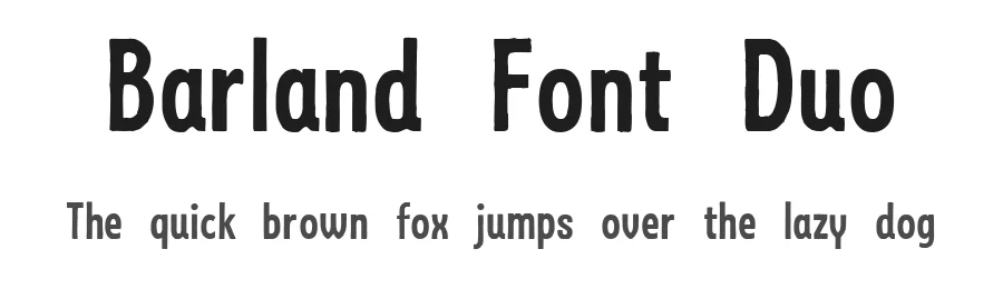 Barland Font Duo by Letterhend Studio — Display Font