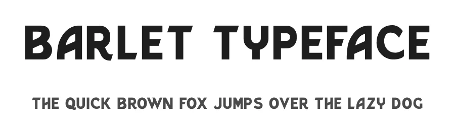 Barlet Typeface by ochaya designs — Sans Serif Font