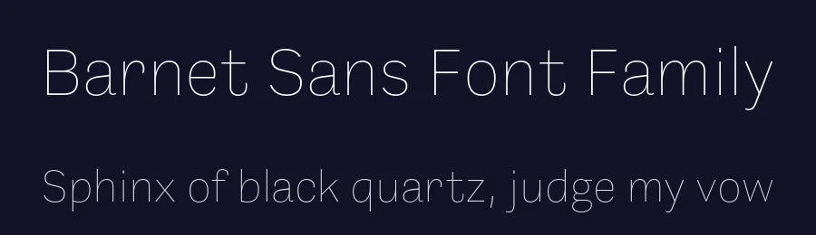 Barnet Sans Font Family by The Northern Block — Sans Serif Font — thumbnail 2