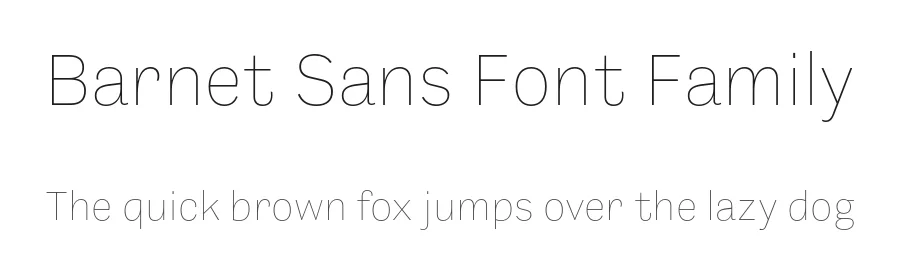 Barnet Sans Font Family by The Northern Block — Sans Serif Font