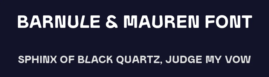 Barnule & Mauren Font by zarmatype — Display Font — thumbnail 2