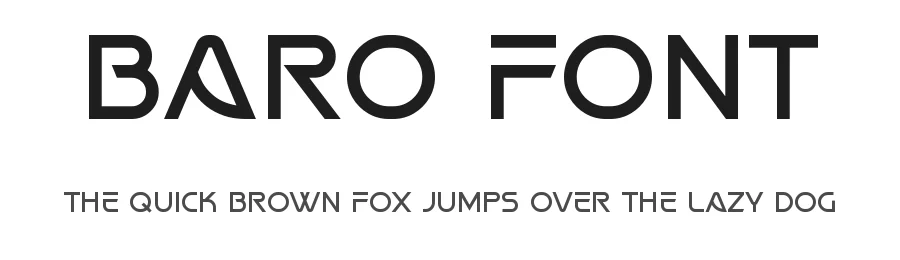 Baro Font by RidaType โ Display Font