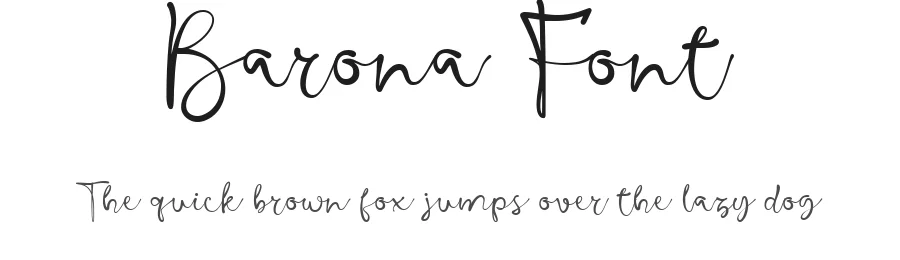 Barona Font by afkaristudio — Script Handwritten Font