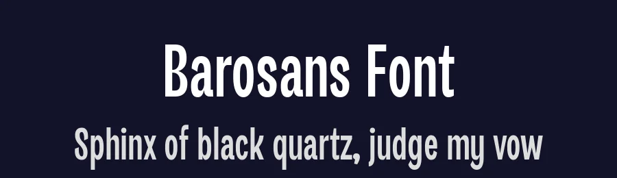 Barosans Font by YUKITA CREATIVE — Sans Serif Font — thumbnail 2