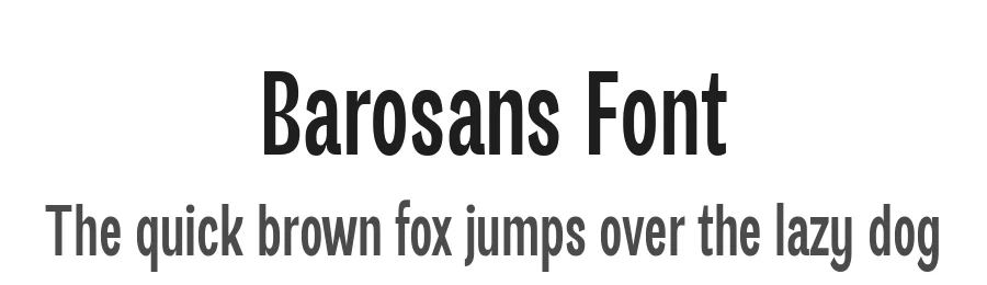 Barosans Font by YUKITA CREATIVE — Sans Serif Font