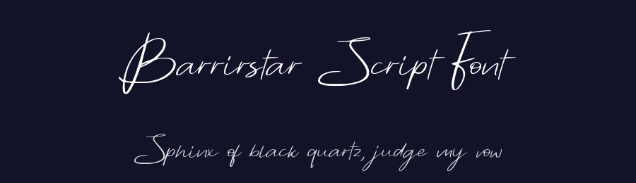 Barrirstar Script Font by Allouse.Studio — Script Handwritten Font — thumbnail 2
