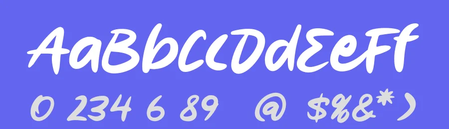 Barsey – Bold Handwritten Font by Anxietype Foundry — Display Font — thumbnail 3