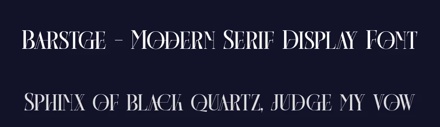 Barstge – Modern Serif Display Font by timelesstype.co — Serif Font — thumbnail 2
