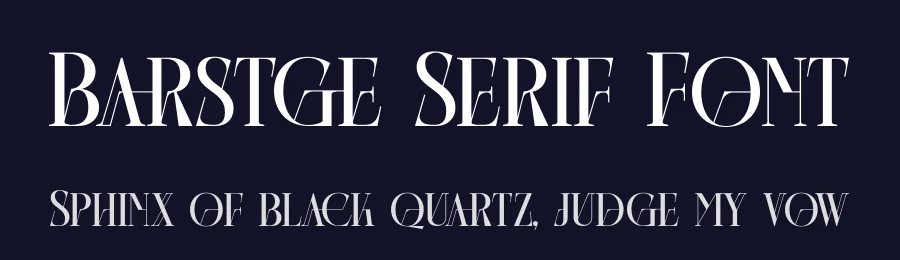 Barstge Serif Font by timelesstype.co — Display Font — thumbnail 2