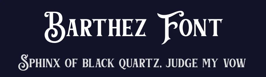 Barthez Font by grezlinestudio — Serif Font — thumbnail 2