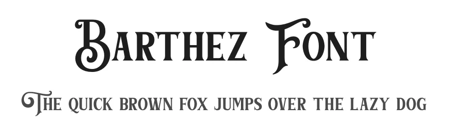 Barthez Font by grezlinestudio — Serif Font