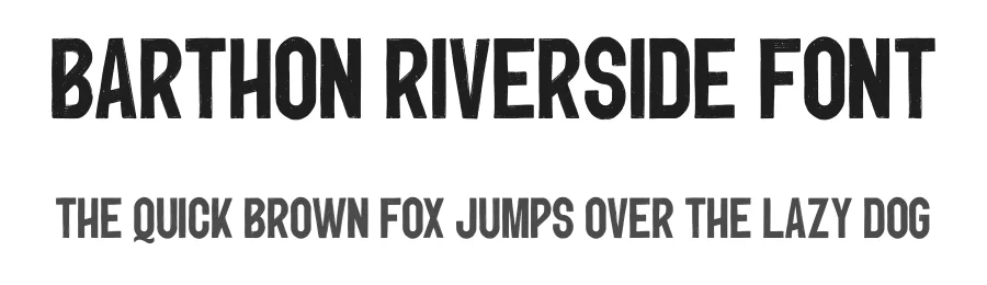 Barthon Riverside Font by Ardian Nuvianto — Sans Serif Font