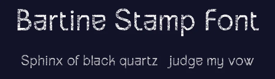 Bartine Stamp Font by craftsupplyco — Sans Serif Font — thumbnail 2