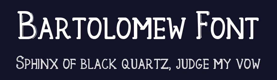 Bartolomew Font by Pixel Surplus — Slab Serif Font — thumbnail 2